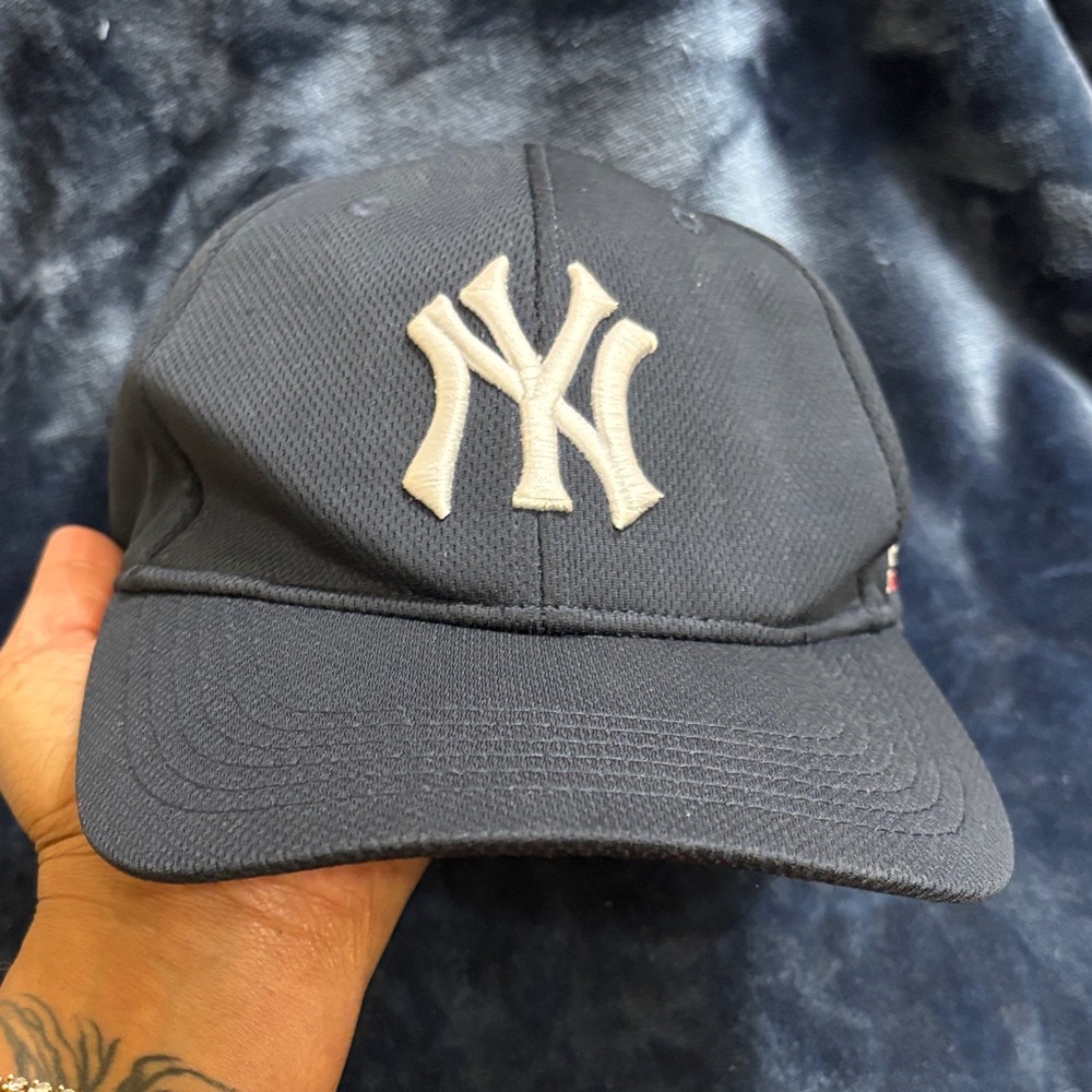 NY Yankees Navy Blue MLB Baseball Cap Adjustable Team Logo Hat Dadcore OC Sports